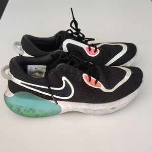Nike Joyride Dual Run Flyknit Men's Size 8 Running Shoes Black Pink Turquoise